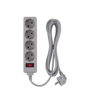  Сетевой фильтр Buro 400SL-5-G 5м (4 розетки) серый 