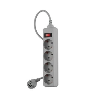  Сетевой фильтр Buro 400SL-5-G 5м (4 розетки) серый 