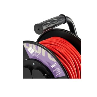  Сетевой удлинитель Buro BU-PSR4.20/G-20 20м (4 розетки) оранжевый 