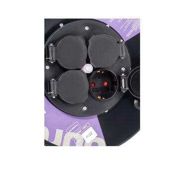  Сетевой удлинитель Buro BU-PSR4.20/G-20 20м (4 розетки) оранжевый 