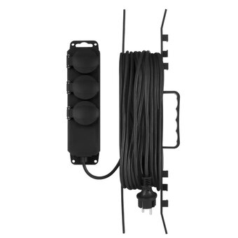  Сетевой удлинитель Buro BU-PS3.20/FRB-16 20м (3 розетки) черный 