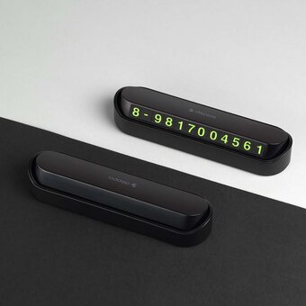  Парковочная автовизитка Deppa Parking Card Black 