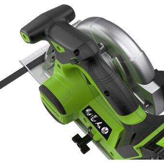  Дисковая пила Greenworks GD24CS165 (1501607CUB) с АКБ и ЗУ 