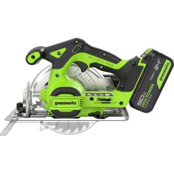  Дисковая пила Greenworks GD24CS165 (1501607CUG) с АКБ и ЗУ 
