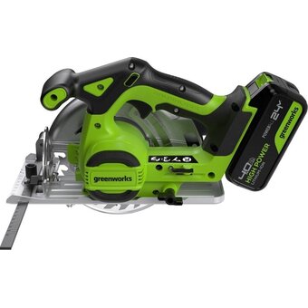  Дисковая пила Greenworks GD24CS165 (1501607CUB) с АКБ и ЗУ 