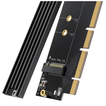  Контроллер UGREEN CM465 (30715) PCIe 4.0(16×) to M.2 NVMe Expansion Card Black 