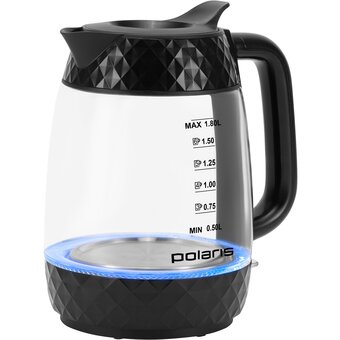  Электрочайник POLARIS PWK 1809CGL Water Way Pro черный 