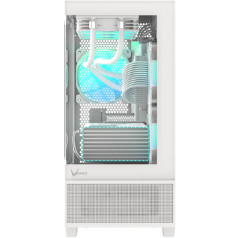  Корпус Formula V Line Crystal E1M White, MATX, USB3.0*2, Switch Display Panel 