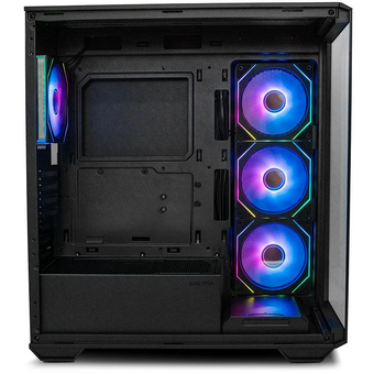  Корпус XASTRA Q600 4ARGB-C10-UC Black (Q600-4FM12A-C10-UC) ATX/Aquarium/Screewless/3x120mm ARGB PWM FM fans/Argb+PWM HUB 10port/Type C 