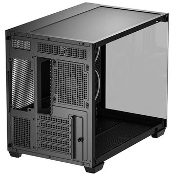  Корпус Deepcool CG330 3F без БП, боковое окно (панорама), 3x120mm ARGB PWM вентилятора, черный, mATX 