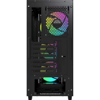  Корпус Ocypus Gamma C60 BK ARGB, ATX, USB3.0*1+USB2.0*2, Front 3x120mm ARGB, Rear 1x120mm ARGB 