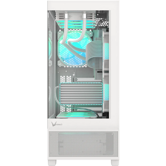  Корпус Formula V Line Crystal E1 White, ATX, Type-C*1, USB3.0*2, Switch Display Panel 