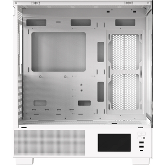  Корпус Formula V Line Crystal E1 White, ATX, Type-C*1, USB3.0*2, Switch Display Panel 