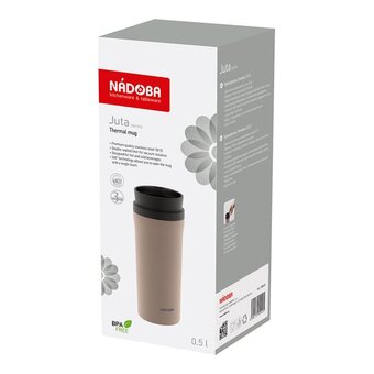  Термокружка Nadoba Juta 735313 Бежевая 