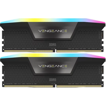  ОЗУ CORSAIR Vengeance RGB CMH128GX5M2B6400C42 128GB (2 x 64GB) 288-Pin PC RAM DDR5 6400 (PC5 51200) 