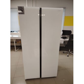  УЦ Холодильник MAUNFELD MFF191NFPW (плохая упаковка, смещение дверей, мал. царапина сбоку, замятие сзади внизу) 