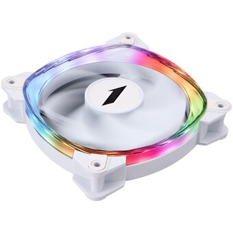  Вентилятор 1STPLAYER FS7 White (FS7-WH) / 120mm ARGB 3pin 5V PWM 4pin 12V 600-800rpm 47.65cfm 32.2dBA / Bulk 