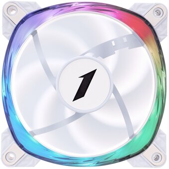  Вентилятор 1STPLAYER FS7 White (FS7-WH) / 120mm ARGB 3pin 5V PWM 4pin 12V 600-800rpm 47.65cfm 32.2dBA / Bulk 