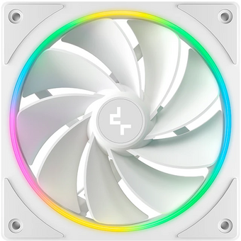  Вентилятор DEEPCOOL FL12R SE WH 120x120x25мм Reverse (PWM, ARGB, белый, 400-1500об/мин) Color Box 