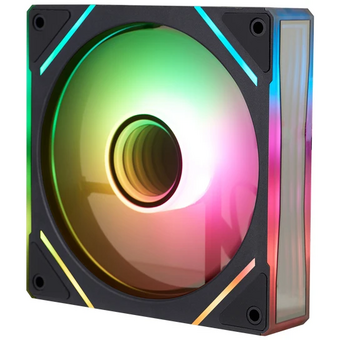  Вентилятор 1STPLAYER FC7R Black (FC7R-BK) / 120mm Reverse ARGB 3pin 5V PWM 4pin 12V 600-1800rpm 47.65cfm 32.2dBA / Bulk 