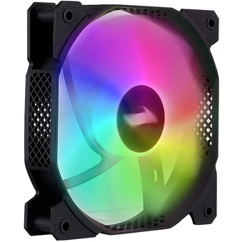  Вентилятор 1STPLAYER F1-Plus Black (F1-Plus-BK-3P) / 140mm FRGB 3pin 12V 900rpm 46.69cfm 21dBA / Bulk 