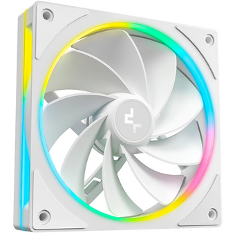  Вентилятор DEEPCOOL FL12R SE WH 120x120x25мм Reverse (PWM, ARGB, белый, 400-1500об/мин) Color Box 