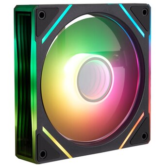  Вентилятор 1STPLAYER FC7R Black (FC7R-BK) / 120mm Reverse ARGB 3pin 5V PWM 4pin 12V 600-1800rpm 47.65cfm 32.2dBA / Bulk 