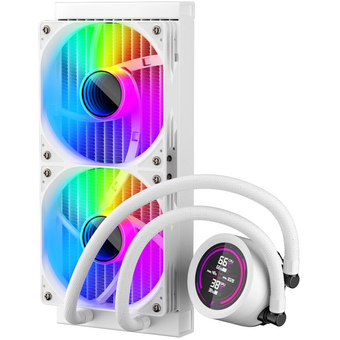  СВО 1STPLAYER TS4 240 White (TS4-240-WH) / 2x120mm, ARGB, IPS display 