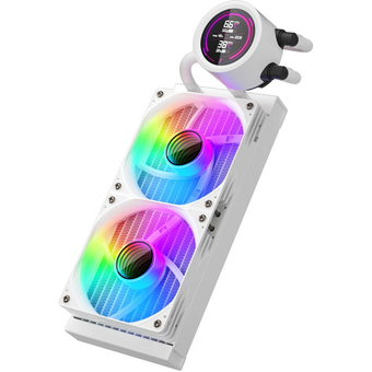  СВО 1STPLAYER TS4 240 White (TS4-240-WH) / 2x120mm, ARGB, IPS display 