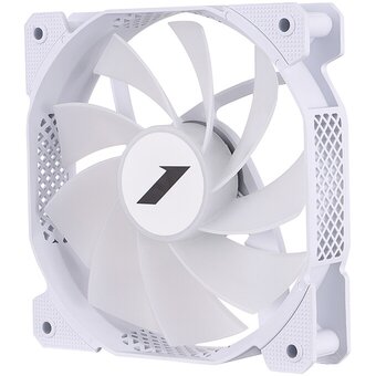  Вентилятор 1STPLAYER F7R White (F7R-WH) / 120mm Reverse ARGB 3pin 5V PWM 4pin 12V 600-1800rpm 56.34cfm 36.99dBA / Bulk 