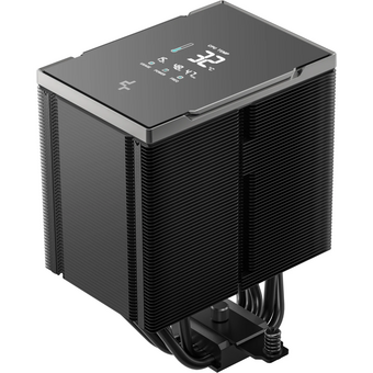  Кулер DEEPCOOL AK500 G2 Digital NYX LGA1851/1700/1200/115X/AM5/AM4 (TDP 240W, PWM, Fan 120mm, 5 тепл. трубок, Copper Base, черный) RET 