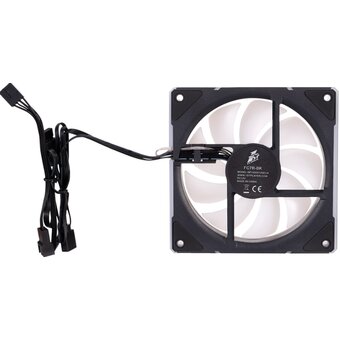  Вентилятор 1STPLAYER FC7R Black (FC7R-BK) / 120mm Reverse ARGB 3pin 5V PWM 4pin 12V 600-1800rpm 47.65cfm 32.2dBA / Bulk 