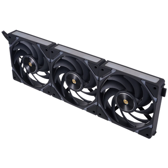  Комплект вентиляторов (3 шт.) 1STPLAYER XF7 Black (XF7-BK-3IN1) / 120mm ARGB 3pin 5V PWM 4pin 12V 600-2000rpm 56.8cfm 33.12dBA 