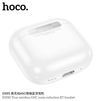  Наушники bluetooth HOCO EW85 True wireless ANC noise reduction BT headset белый 