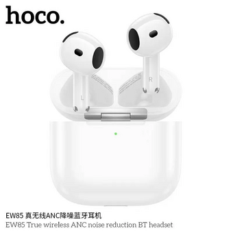 Наушники bluetooth HOCO EW85 True wireless ANC noise reduction BT headset белый 