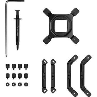  Кулер DEEPCOOL AK700 Digital NYX LGA1851/1700/1200/115X/AM5/AM4 (TDP 260W, PWM, Fan 120mm, 7 тепл. трубок, Copper Base, черный) Ret 