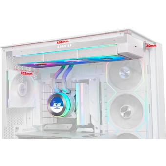  СВО Lian Li HydroShift II LCD-C 360R (GHS2LCD36RW White) (G89.GHS2LCD36RW.R0) / 3x120mm ARGB PWM Fans 