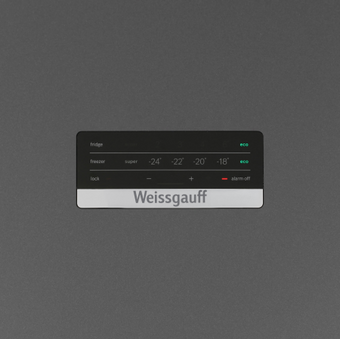  Холодильник Weissgauff WRK 2010 D Inverter NoFrost Dark Grey Soft Close 
