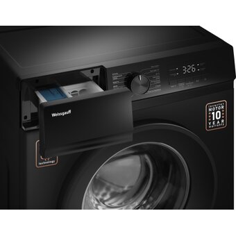  Стиральная машина Weissgauff WM 39106 Inverter Steam Black 