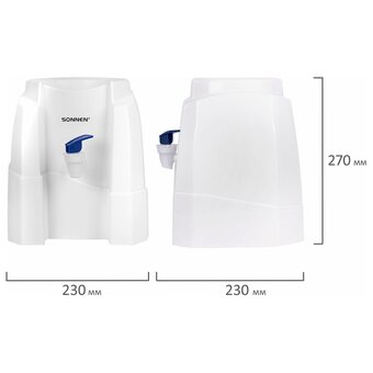  Кулер-водораздатчик SONNEN TS-01W (456175) белый 