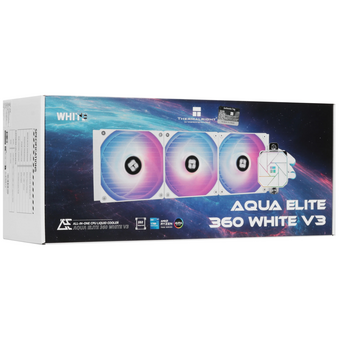 СВО Thermalright Aqua Elite 360 White V3 (TRAE360V3W)/ 3x120mm ARGB PWM Fans 