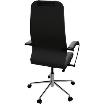  Кресло Метта SU-B-10 (ZE4.12.1.2A2) черный сиденье черный сетка с подголов. крестов. металл хром 