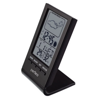  Часы-метеостанция Perfeo Angle PF_A4856 чёрный (PF-S2092) 