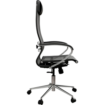  Кресло Метта ErgoLife Set 4 (Z316738977) черный сиденье черный сетка с подголов. крестов. металл хром 