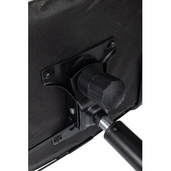  Кресло руководителя Бюрократ CH Balance W-PU белый экокожа крестов. металл черный 