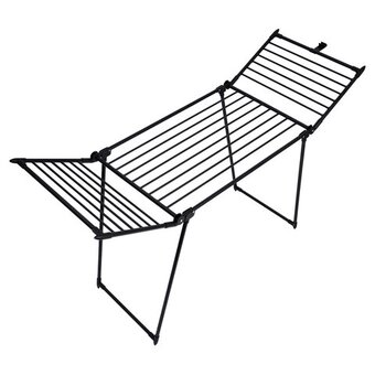  Сушилка для белья Laima Home 700470 Trio Black раскладная 3 зоны сушки, 19 метров 