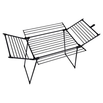  Сушилка для белья Laima Home 700471 Mega Black раскладная 5 зон сушки, 25 метров 