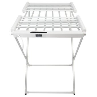  Сушилка для белья Laima Home 700979 напольная, электрическая, раскладная, три зоны сушки, алюминиевая, таймер/регулировка темп. 45-70°С 