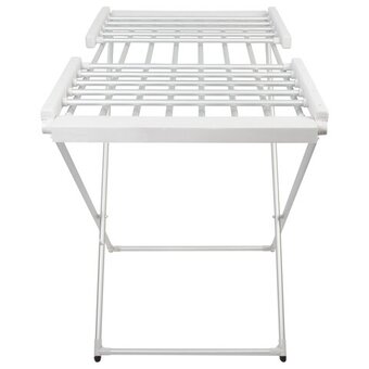  Сушилка для белья Laima Home 700978 напольная, электрическая, раскладная, алюминиевая, три зоны сушки, нагрев 60°С 