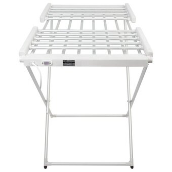  Сушилка для белья Laima Home 700978 напольная, электрическая, раскладная, алюминиевая, три зоны сушки, нагрев 60°С 